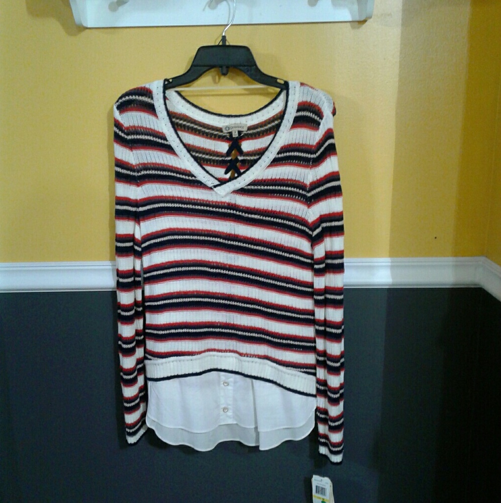 Democracy knit lightweight sweater